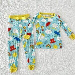 Little Sleepies Sun Showers Long Sleeve 2 Piece Pajamas